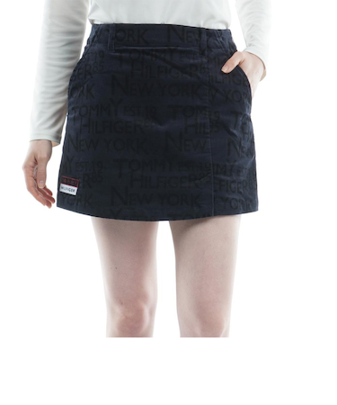 ゴルフウェア ロゴプリントキュロット THLA278-NVY