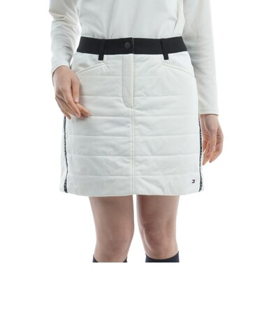 ゴルフウェア 防風 中綿 スカート THLA285-WHT