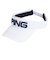 ピン（PING）ゴルフ デオゼロ ツアーデザインサンバイザー HW-P2302 DEO.0 VISOR WH 36786