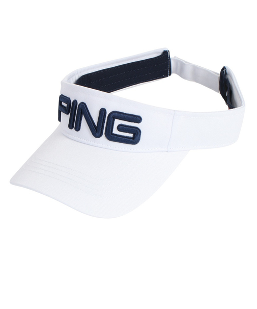 ピン（PING）ゴルフ デオゼロ ツアーデザインサンバイザー HW-P2302 DEO.0 VISOR WH 36786