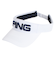 ピン（PING）ゴルフ デオゼロ ツアーデザインサンバイザー HW-P2302 DEO.0 VISOR WH 36786