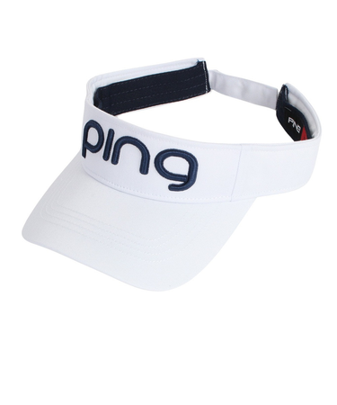 ピン（PING）ゴルフ ツアーサンバイザー HW-L2302 DEO.0 VISOR WH 36813