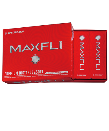 マックスフライ（MAXFLI）ゴルフボール MAXFLI マックスフライ WH 12ケ ダース(12個入り)