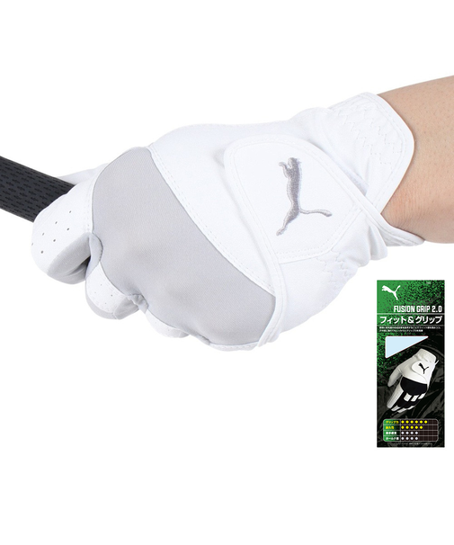 プーマ(PUMA)左手用 ゴルフ フュージョン グリップ グローブ 2.0 041881-02