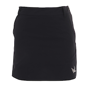 ゴルフウェア インナーパンツ付き パイピング プリーツスカート GSP021 BLK