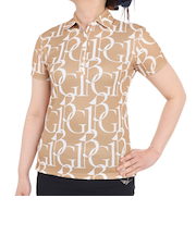 ゴルフウェア BIG 113G 半袖ロゴ ポロシャツ GST069 BEG