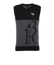 ゴルフウェア 113 ゴルフ ニット ベスト GRK023 BLXGY