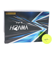 本間ゴルフ（HONMA）TW-Sボール 2021model YE DZ ダース(12個入り)