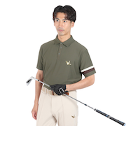 ゴルフウェア ARM LINE 半袖ポロシャツ GRT090 BRN