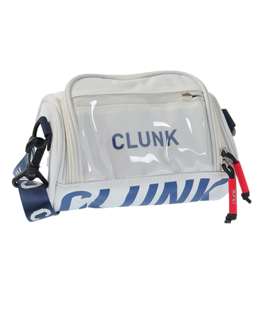 クランク（CLUNK）ゴルフ 撥水 ポーチ ショルダー付 トリカラシリーズ CL5PGZ46 WHT