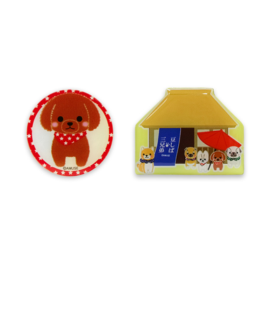 ホクシン（Hokushin）ゴルフマーカー 豆しば3兄弟CLMK ピエール MK0376