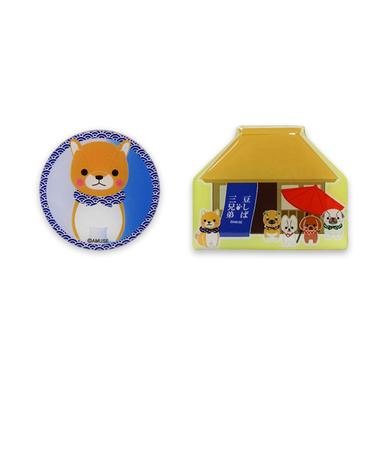 ホクシン（Hokushin）ゴルフマーカー 豆しば3兄弟CLMK 豆太郎 MK0377