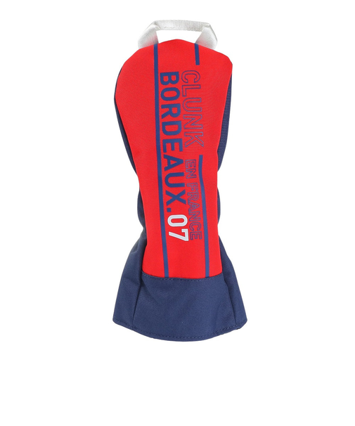 クランク（CLUNK）ゴルフ ドライバー用 ヘッドカバー トリカラシリーズ CL5PNB47 RED