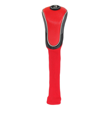 パフォーマンスギア（PG）ゴルフ ニットタイプ フェアウェイウッド ロングウッド専用 ヘッドカバー PGIT2T3025 RED
