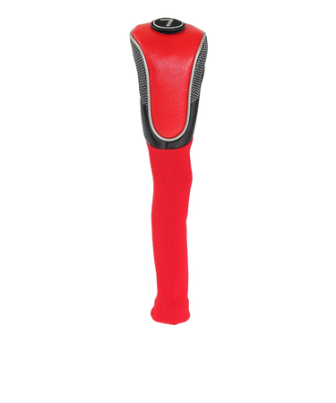 パフォーマンスギア（PG）ゴルフ ニットタイプ フェアウェイウッド ショートウッド専用 ヘッドカバー PGIT2T3026 RED