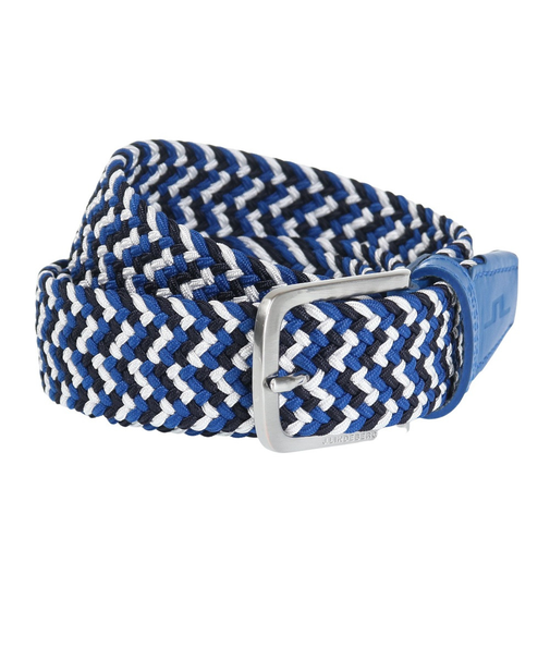 J.LINDEBERG(J.LINDEBERG)ゴルフ Bubba Elastic Belt 三色編み込みベルト 073-68302-096