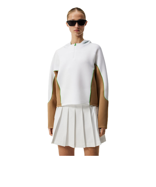 J.LINDEBERG(J.LINDEBERG)ゴルフウェア 吸汗 速乾 パーカー フード付きハーフジップ 072-38314-004