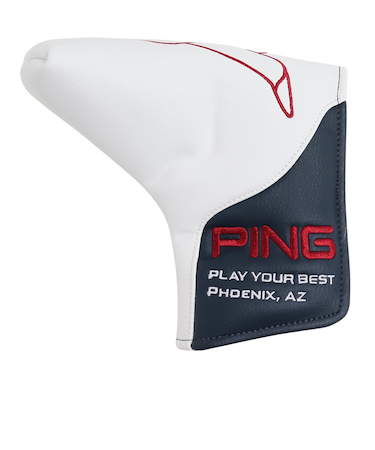 ピン（PING）ゴルフ HC-U2302 パターカバー WH/NV 36870