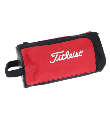 タイトリスト（TITLEIST）ゴルフ ポーチ Nextgen TA23NGVPK-06 ブラック×レッド