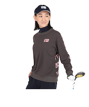 ROSASEN(ROSASEN)ゴルフウェア 吸水速乾 長袖 A-Line バックプリント速乾スウェット 048-28312-018