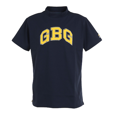 ゴールデンベア（GOLDEN BEAR）ゴルフウェア 吸汗 速乾 半袖 モックネック メンズ GBGミニモックネックTシャツ 311J4541-C48