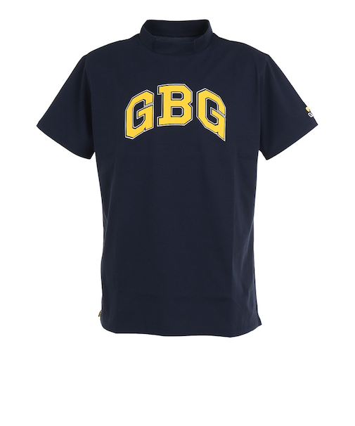 ゴールデンベア（GOLDEN BEAR）ゴルフウェア 吸汗 速乾 半袖 モックネック メンズ GBGミニモックネックTシャツ 311J4541-C48