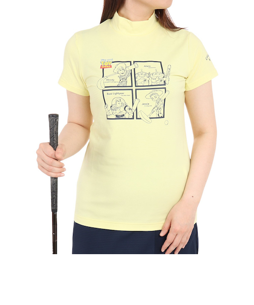 キャロウェイ(CALLAWAY)ゴルフウェア 半袖 モックネックシャツ ストレッチ天竺 C23134242-1061