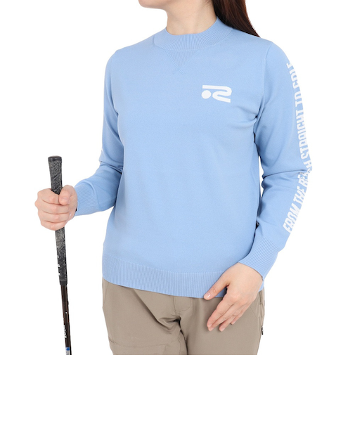 ROSASEN（ROSASEN）ゴルフウェア 袖ロゴモックセーター 048-18311-091