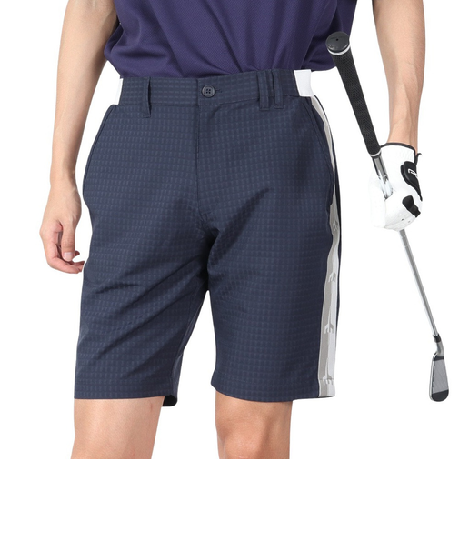 トランスコンチネンツ(TRANS CONTINENTS)ゴルフウェア ハーフパンツ サッカーショートパンツ 23STRX02-NV