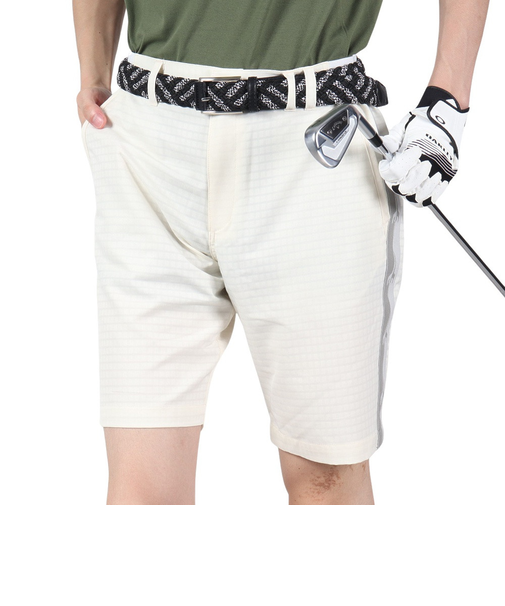 トランスコンチネンツ（TRANS CONTINENTS）ゴルフウェア ハーフパンツ サッカーショートパンツ 23STRX02-WH