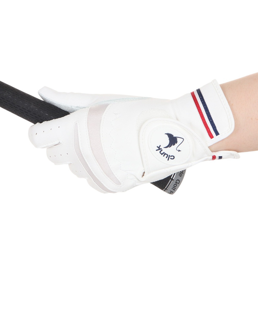 クランク（CLUNK）左手用 ゴルフグローブ CL5PWG10 WHT