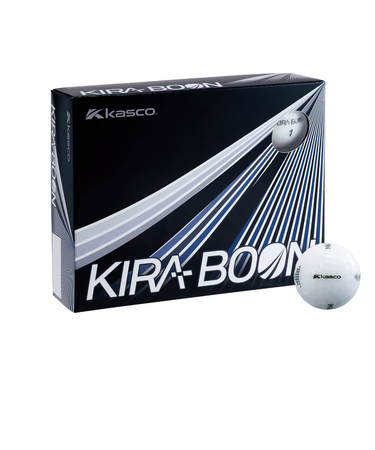 キャスコ（KASCO）ゴルフボール KIRABOON 三角ホワイト ダース(12個入り)