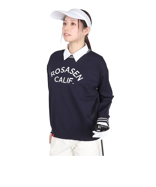 ROSASEN（ROSASEN）ゴルフウェア 長袖 エコハイゲージニット 045-19811-098