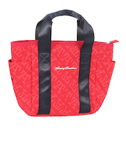 トミーアーマー（Tommy Armour）ゴルフ 総柄 ラウンドバッグ トートバッグ TAPG23Y180003 RED