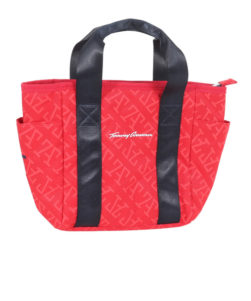 トミーアーマー（Tommy Armour）ゴルフ 総柄 ラウンドバッグ トートバッグ TAPG23Y180003 RED