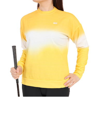 ROSASENゴルフウェア アウター 吸汗 速乾 トレーナー 裏毛 グラデーションプリント スウェット 045-38311-033