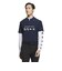 アディダス（adidas）ゴルフウェア モックネック レイヤード EPW グラフィック 長袖ストレッチシャツ MKS00-HY0962NV