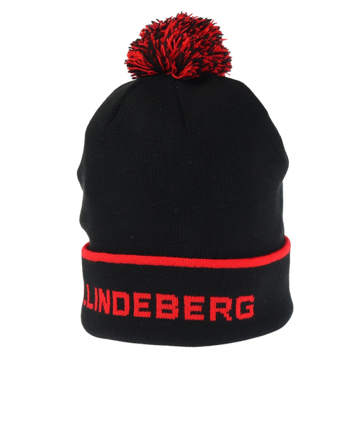 J.LINDEBERGゴルフ ニット帽 ストライプビーニー 073-59940-019