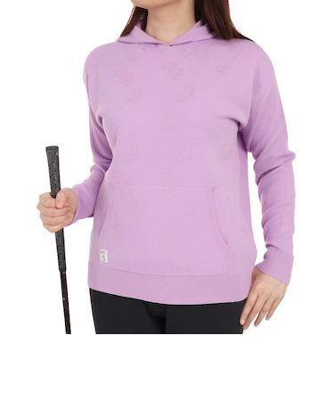 ROSASEN（ROSASEN）ゴルフウェア アウター A-Line ふくれジャカードニットパーカー 048-19912-081