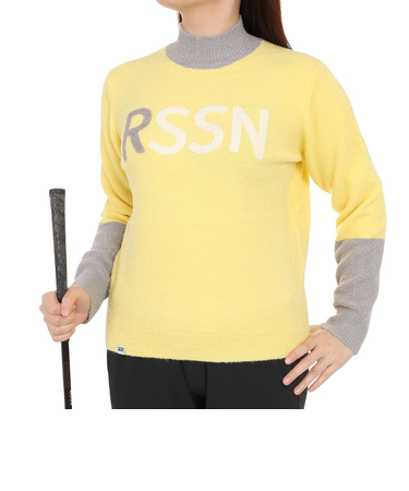 ROSASEN（ROSASEN）ゴルフウェア A-Line リングヤーンドロップショルダーニット 048-19011-031