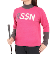 ROSASEN(ROSASEN)ゴルフウェア A-Line リングヤーンドロップショルダーニット 048-19011-072