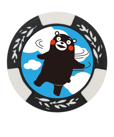 ホクシン（Hokushin）くまモンチップマーカー WH MK0384