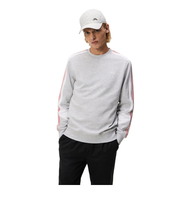 J.LINDEBERG(J.LINDEBERG)ゴルフウェア アウター Sneaky ラバープリントクルーネック 071-39912-012