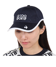 ルコックスポルティフ（lecoqsportif）ゴルフ 吸汗速乾 抗菌防臭 帽子 ロゴエンボスキャップ QGCWJC01 NV00
