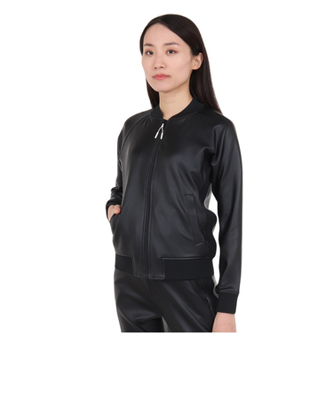 ROSASEN（ROSASEN）ゴルフウェア アウター A-Line ソフトストレッチ レザー風ブルゾン 048-59911-019