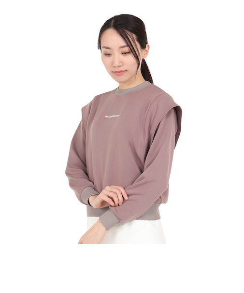 ROSASEN(ROSASEN)ゴルフウェア トップス A-Line ミラウェーブ ダンボールニットプルオーバー 048-29912-042