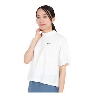 ROSASEN（ROSASEN）ゴルフウェア 半袖 A-Line モックネックロゴTシャツ 048-29941-004