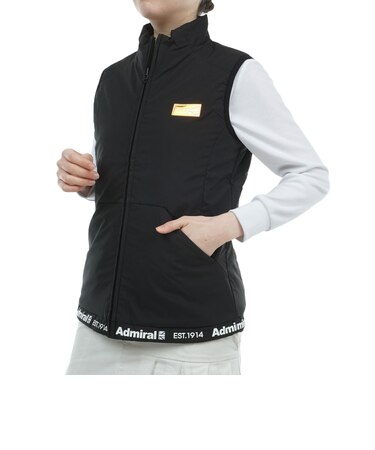 アドミラル ゴルフ（Admiral GOLF）ゴルフウェア フリースコンビリバーシブルベスト ADLA375-BLK