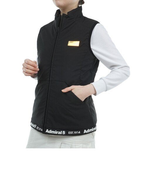 アドミラル ゴルフ（Admiral GOLF）ゴルフウェア フリースコンビリバーシブルベスト ADLA375-BLK