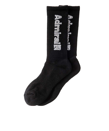 アドミラル ゴルフ（Admiral GOLF）ゴルフ クルー丈ゴルフソックス 靴下 ADMB316F-BLK